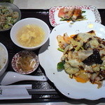 中国菜館 花梨 - Ａランチ　回鍋肉（６５０円）