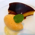 ブーケ・ド・フランス - デザート　プリンと杏子のアイス