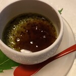 ひのき - 抹茶ブリュレの黒蜜がけ