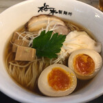 桜木製麺所 - 味玉中華そば　味玉オープン