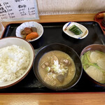 大友 - もつ煮定食