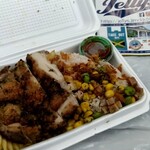 ジェリーズ - ジャークチキン弁当　中盛り