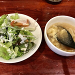大衆中遊華食堂 八戒 - サラダとスープ付き