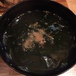 千ふく - 煮干と若布の汁（出汁が最高に美味い）