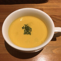 シャンパン食堂 - カボチャの冷製ポタージュ