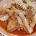 Cafe OWL - 豚バラ焼肉定食