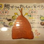 Katsutoku - 鯵かつの美味しい食べ方