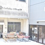 Cafe&Restaurant Odashi - 店舗外観。劇場とコワーキングスペースに併設されています。