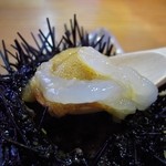 心粋厨房 獬 - いがうにと天然白えびの和え物をすくってみやした♪