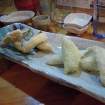 心粋厨房 獬 - ギンポとシロギスの天ぷら盛り