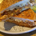 キヨスプレス カフェ&バー - 豚キムチーズサンド
