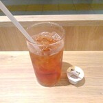 ベックスコーヒーショップ - 少しだけガムシロを入れます