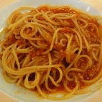 Okunoicchoumeichibanchi - 自家製ボロネーゼのトマトソースパスタ