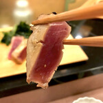 鮨処 多田 - カツオのステーキリフト