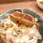 鮨処 多田 - カツオのステーキと玉ねぎを