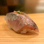 鮨処 多田 - 握り アジ