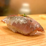 鮨処 多田 - 握り アジ