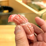 鮨処 多田 - 握り 大トロ