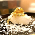 鮨処 多田 - 握り 剣先イカ アナ雪Ver.2020