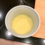 鮨処 多田 - デザート トウモロコシの冷製スープ