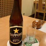 Kameya Issuitei - ビール（中瓶） ¥750