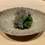 温石 - 生シラスと万願寺とうがらし