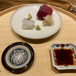 温石 - 造里
      鰹 あおりいか イカ墨塩