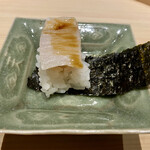 温石 - 平貝の手巻き寿司