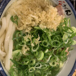 おどるうどん - ちょっとねぎかけすぎ？でも、ねぎ美味しかった。