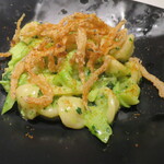 リストランテ サクラ - ブロッコリーのオレキエッテ　シラウオのフリット