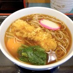 Komoro Soba - いか天そば（410円）＋玉子（50円）