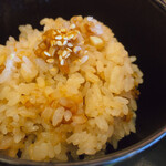 Shikitei - 【食事】新生姜御飯御飯、香の物小吸物