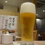 Teuchi Soba Ooishi - 生ビール