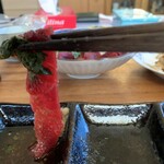 魚楽小川水産 - くじら刺