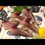 魚籠 - 【釣り魚】サワラの炙り刺身