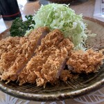 とんかつ くにか - 肩ロースかつ定食　ちょいアップ