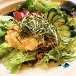 Torishou Takehashi - 鶏そぼろサラダ