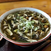 やまろく食堂 - 月山山菜ラーメン　¥850