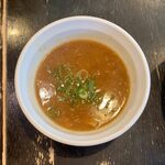 Tsukemen Tsukiya - 津気屋つけ麺（中盛り） ¥790 のつけ汁