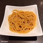 Voila - chefが作ったﾔﾄﾞｶﾞﾆとﾄﾏﾄのﾊﾟｽﾀ