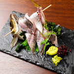 Making the appearance of horse mackerel