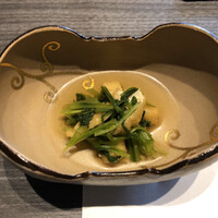 肉割烹 ベンケイ - 『京水菜の炊き上げ』