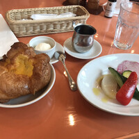 トラットリア グランボッカ - 前菜のバーニャカウダとポップオーバー