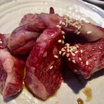 個室焼肉 晩翠 三田総本店 - 和牛切り落としMIX