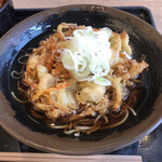 まめじま湯ったり苑 - かき揚げ蕎麦　¥620