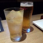 桃花館 - 手前は私のｼﾞﾝｼﾞｬｰｴｰﾙ、奧は連れ合いの生