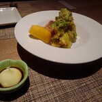 桃花館 - セロリの唐揚げ