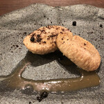 A e B - 猪のコウガン リンゴ酒ソース