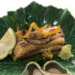 ひさご寿し - びわますの塩たたき