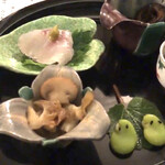 Ushiyama - 前菜とお造り